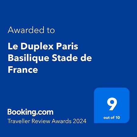 Appartement Le Duplex Paris Basilique Stade De France à Saint-Denis  Extérieur photo